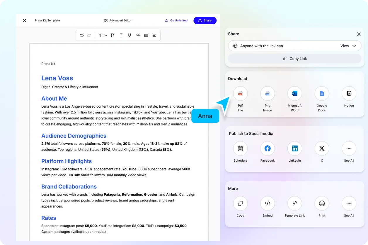 Free AI Press Kit Generator, AI Press Kit Maker Online [ No Signup ]
